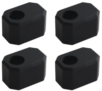 BCZAMD Prusa i3 MK4 3D Drucker Zubehör - 4PCS Schwarz Silikon Socke Heater Block Cover: Schützt Nextruder Düsenkopf von Filament Aufbau und Hotend Teil isolieren für MK4 MK3.9 XL 3D Druck Projekt