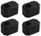 BCZAMD Prusa i3 MK4 3D Drucker Zubehör - 4PCS Schwarz Silikon Socke Heater Block Cover: Schützt Nextruder Düsenkopf von Filament Aufbau und Hotend Teil isolieren für MK4 MK3.9 XL 3D Druck Projekt