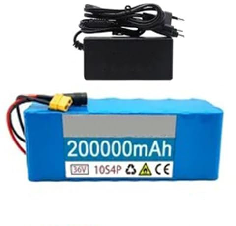 Batteria elettrica 36V 200Ah, 20000W agli ioni di litio della bici elettrica con il caricatore 42V 2A e BMS per il motore E-Bike Electric Bike Scooter Kit XT60