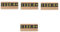 VILLCASE 4 Stück Desktop-Preisschild Preisschilder für Juweliergeschäfte Tischnummernkarten Etikettenständer für Thekenpreise Anzahl Preise Tag Würfel Preise anzeigen Stand-Tag Abs Khaki