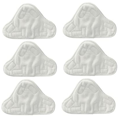 fkngcp Tappeti a Vapore tampone Riutilizzabile in Microfibra tappetini compatibili con H20 x5 MOP a Vapore 6pcs