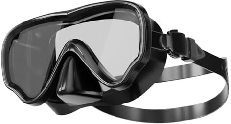 Schwimmbrille – Schnorchel mmask | Schwimmbrille | Taucherbrille | Anti-Beschlag-Schnorchelbrille | wasserdicht ohne Auslaufen von Okularen | Weitsicht einzelnes Objektiv Schnorchel