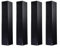 4Pcs Barbecue Grill Heat Plate, Replacement Gas Grill Heat Tents, For Brinkmann And For Uniflame, 390 * 100 * 34.5mm