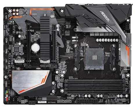 Placa Madre Placa Base Fit For Gigabyte B450 AORUS Elite Socket AM4 DDR4 de Escritorio M.2 NVMe PCI-E X16 3.0