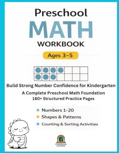 Preschool Math Workbook: Build Strong Number Confidence for Kindergarten: A Complete Preschool Math Foundation for Ages 3–5