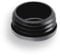 OL 4 Gleiter für Rundrohre, Schwarz, Polyethylen (PE), 60 mm Durchmesser, 3 mm Wandstärke