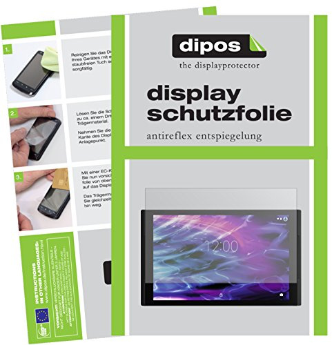dipos I 2x Screen Protector matte compatible with Medion LifeTab X10311 Protection Films