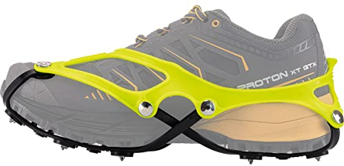 Nortec Steigeisen Corsa Made in Italy für Snow Running und Urban Winter Running Winter auf EIS und Schnee, Micro Steigeisen für Laufschuhe mit Tasche (M)