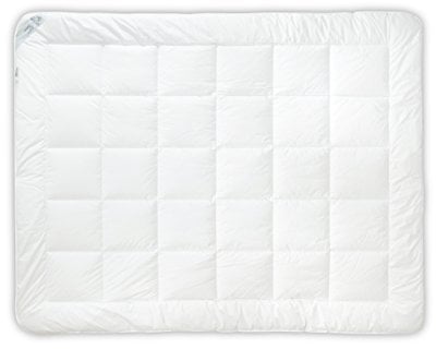 Bettdecke Ganzjahres Steppdecke leichte Schlafdecke für Allergiker Steppbett 100% Baumwolle 135x200 155x200 180x200 200x220 weiß waschbar 60 Grad gute Qualität mit Öko-Tex Standard (155x200 cm)