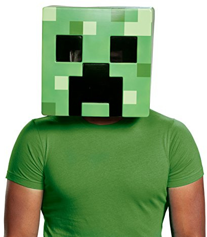 Disguise Minecraft Creeper Adult Mask