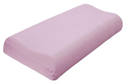 Traumschlaf Universal Bezug für Nackenstützkissen – elastischer Edel Jersey Kissenbezug aus Baumwolle – weich, dehnbar und passgenau für viele Nackenstützkissen – S-M, Höhe 7-10 cm, Lavendel