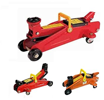 each italy Crick Idraulico Auto Sollevatore MARTINETTO Carrello Meccanico 2 TONNELLATE Auto Arancione O Rosso