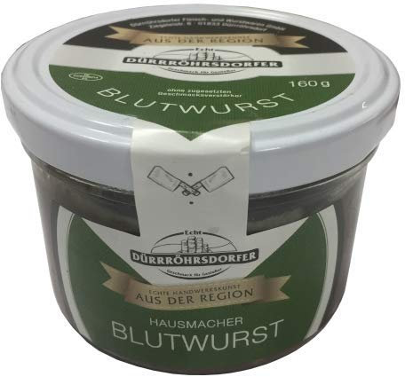 Hausmacher Blutwurst im Glas