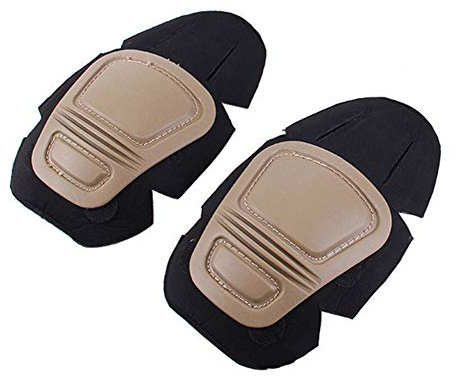 OAREA Rana Traje Rodilleras Apoyo Codera Paintball Airsoft Táctica Rodillera Interpolada Rodillera Protector Conjunto de Equipo al aire libre Combate Uniforme