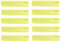 Sacchi per Raccolta Differenziata Rifiuti cm70x110-100 pezzi (10 rotoli a strappo da 10pz) - Sacchetti spazzatura colore Giallo semi-trasparente, sacchi gialli pattumiera, immondizia 110 litri