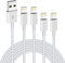 APFEN iPhone Charger Cable 4Pack 6FT/1.8M MFi Certified Lightning Cable Fast Charging Cords Apple Charger Compatible with iPhone 14 13 12 11 XS XR X Pro Max Mini 8 7 6S 6 Plus 5S iPad iPod