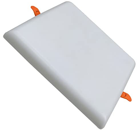 LED ATOMANT Downlight LED Panel Cuadrado 36W, Corte Ajustable (60-210mm), Color Blanco Neutro (4500K), 3300 lumenes, Sin Marco