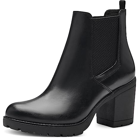 MARCO TOZZI stivali Chelsea da donna vegani senza chiusure color nero (black) 42 EU