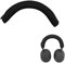 ZLiT Funda protectora de repuesto para auriculares Sony WH-1000XM5 (negro)