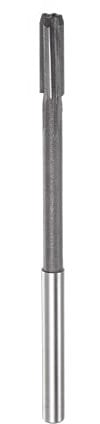 sourcing map Chucking Reamer 4.5mm H7 C1/K30 Carbide Tip Precision Straight Flutes Round Shank Lathe Machine Milling Cutter