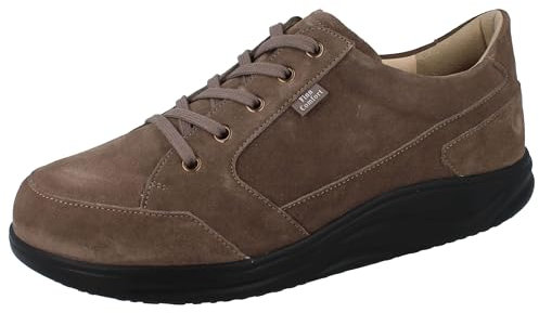 Finn Comfort FINNAMIC Huaraz Herren Schnürhalbschuhe braun Oxide Velour
