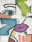 Livingwalls Fototapete 3D Effekt in Bunt, Blau, Lila - hochwertige Vliestapete 398881 mit Motiv auf 2,12 m x 2,80 m - Made in Germany