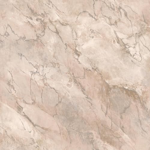 Carta da parati effetto marmo con riflessi metallici per un look industriale moderno e minimalista per soggiorno, camera da letto elegante, corridoio, rosa cipria Belgravia 6163