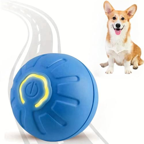 Interactive Self-Rolling Ball Toy for Dogs and Cats, Smart Moving Pet Plush