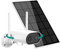 Surveillance Camera Kits, 1296P IP Camera Pan Tilt Wireless Battery Camera Outdoor Surveillance Camera WiFi Camera PIR Security Solar Camera(3MP No Card)