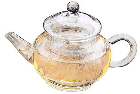 LABRIMP Jarra De Café Resistente Al Calor Tetera De Vidrio Transparente Para Tetera De Flores De Hierbas