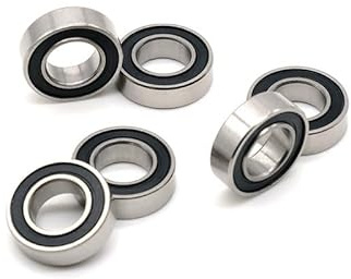 S689RS Kugellager, 10 Stück, 9 x 17 x 5 mm, ABEC-7, S689 RS 2RS Kugellager, schwarz, abgedichtet