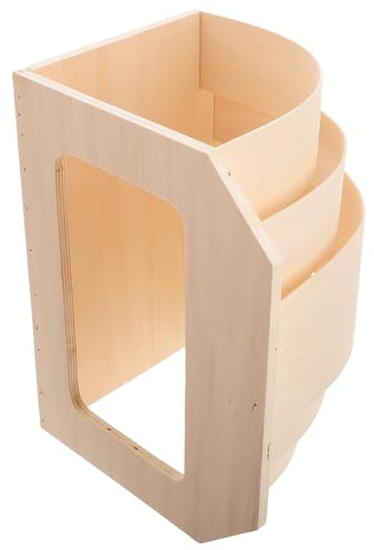 MOBUTOFU Sauna Lampenschirm Holz Eckleuchte Dünn Lichtdurchlässig Hitzebeständig für Sauna Raum Zubehör