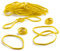 PlasticMill Rubber Bands - #33 Size - Rubberbands - 1Lb/500 Count 1 Pound / 500 Count Yellow