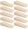 haggiy Hardwood Wedge - Wooden Wedge Set - Natural Beech Wedges - Door Stopper - Ideal for Furniture, Assembly, DIY - (LxWxH) 100x40x25 mm - 50 pcs.