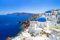time4art Santorini Stadt Griechenland Print Canvas Bild auf Keilrahmen Leinwand Verschiedene Größen (60x40)