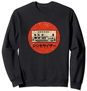 Synthesizer Analog Acid Synth Techno Japanese ADSR Vintage Sweatshirt