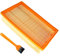 HURI Flachfaltenfilter Flachfilter für Hilti VC 20-U, VC 20-UM, VC-40, VC 40-U, VC 40-UM Staubsauger Mehrzwecksauger Ersetzt Bosch 2607432033 Flex 337.692 Kärcher 6.904-367.0, 6.907-012.0