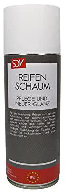 SDV Chemie Reifenschaum 12x 400ml Reifenpflege Gummipflege Kunststoffpflege Reifenglanz