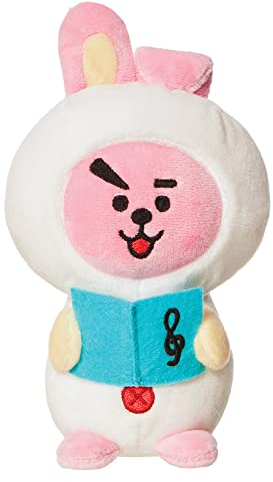 AURORA, 61495, BT21 Official Merchandise Cooky Winter, Soft Toy, Pink and White, Pink & White