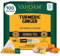 VAHDAM, Turmeric Ginger Tisana (100 Piramidales Bolsitas De Té) Libre De Cafeína | Cúrcuma Y Jengibre, 100% Pura Y Natural | Caliente, Frío O Como Kombucha