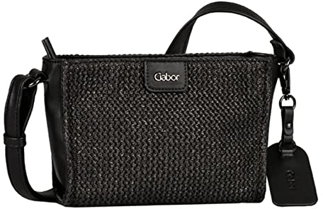 Gabor bags , LORI, Damen, Umhängetasche, S, schwarz, 20x7x15cm