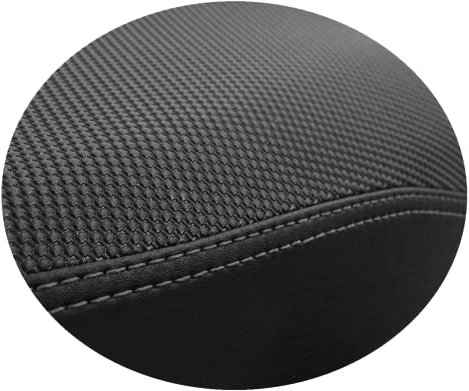 Moto Discovery Sitzbankbezug kompatibel mit Kymco Xciting 250 2006-2012 schwarz mit dunkelgrauen Nähten (B)