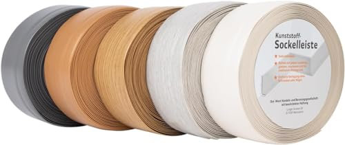 KARAT Oslo – Nastro per davanzale – Nastro di finitura personalizzabile e autoadesivo, striscia divisoria adesiva acrilica, finitura bordi – rovere vintage 50 x 15 mm, lunghezza 25 m,