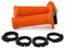 Motorrad Dominó schnell gasgriff mit Griffen für Cross, Trial, Pitbike (Orange)