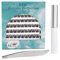 Proamate Cluster Lashes Soft Natural Individual False Lashes for Personal Use DIY at Home (45 Clusters)