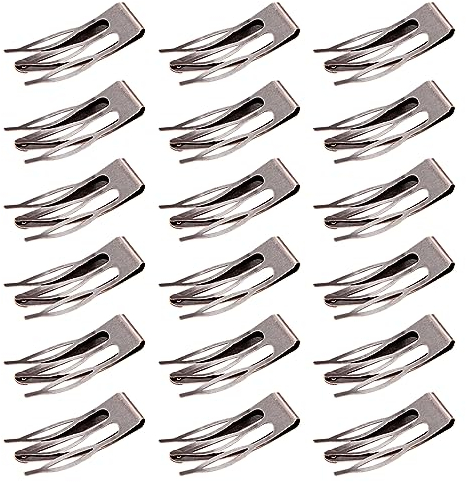 Mbsomnus 18 Stück Haarspangen Damen Doppel Griff Haar Clips Metall Snap Haarspangen Haarklammern Klein Haarclips Mädchen Haarschmuck für Haar Herstellung Salon Zubehör (Vintage Bronze)