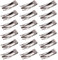 Mbsomnus Lot de 18 pinces à cheveux à double prise en métal pour femme - Accessoires pour cheveux pour filles - Accessoires de coiffure pour salon de coiffure (rouge vintage)