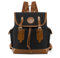 Ynport Crefreak Frauen Mode Rucksack Geldbörse Strapazierfähiges Oxford-Tuch Reise Tagesrucksäcke Wasserabweisende Convertible Casual Umhängetasche, Schwarz Braun