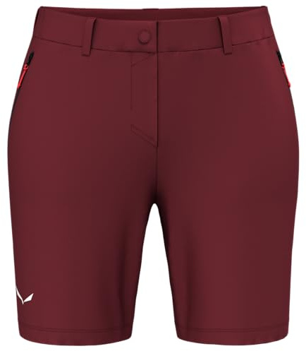 Salewa Damen Puez Talvena Durastretch Women Shorts, Syrah, S EU