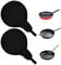 EATAKWARD Cast Iron Camping Skillet Bag for 8'' 10'' 12'' Skillets, Durable Skillet Pan Storage Bag Water Resistant Frying Pan Bag with Hanging Loop, Lightweight Skillet Bag for Camping Outdoors,1pcs